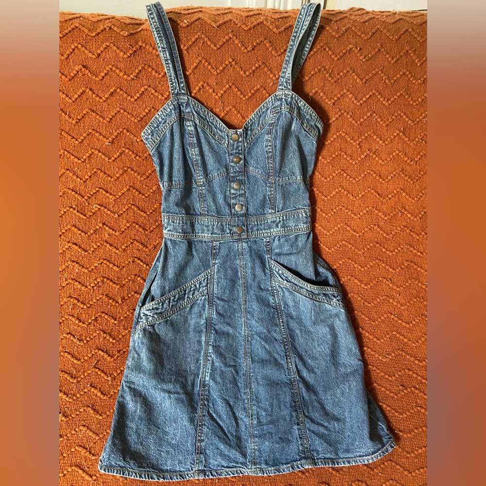 Japana Denim Dress (with pockets!) - Size M (runs small)